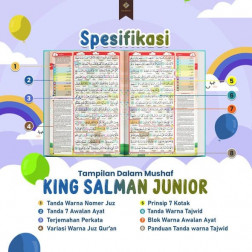 MUSHAF KING SALMAN HAFAZAN TRANSLITERASI JUNIOR