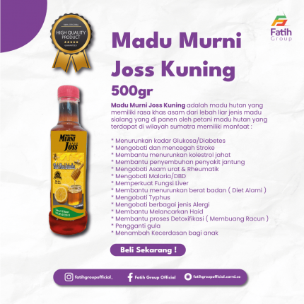 Madu Prima Murni Joss Kuning logo