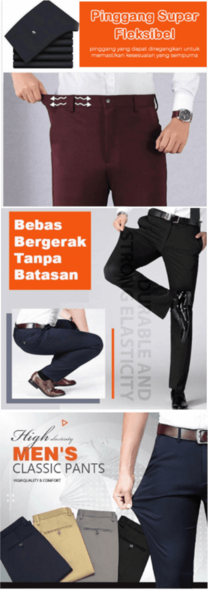 Celana Kantor Slimfit 4