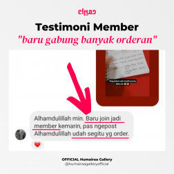 Membership HumairaaPreneur @ Lifetime Bank Transfer