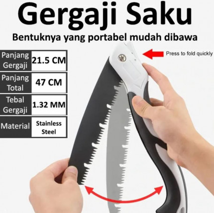 Gergaji Tangan Saku WS logo