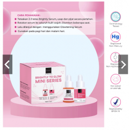 Scarlett Whitening Brightly to Glow Mini Series