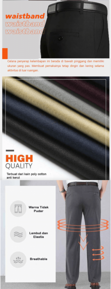 Celana Kantor Slimfit 2