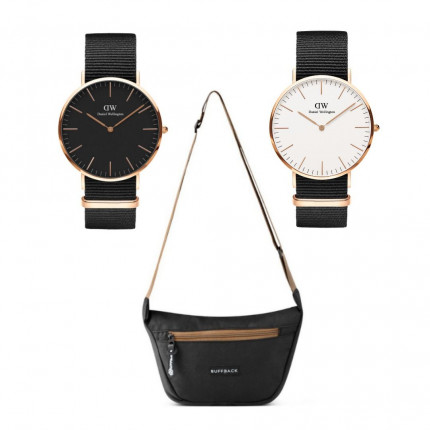BUY 1 GET 2 Slingbag dan jam tangan premium logo
