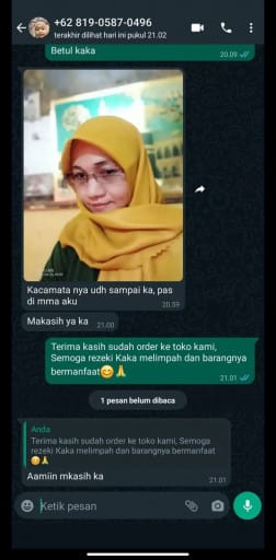 Kacamata baca anti radiasi
