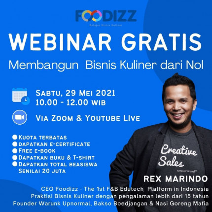 Free Webinar - Membangun Bisnis Kuliner dari Nol ke-4 logo