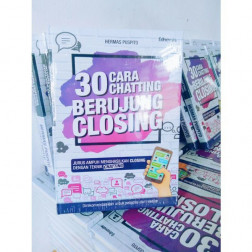 Buku "30 Chara Chatting Berujung Closing" (Karya Hermas Puspito)