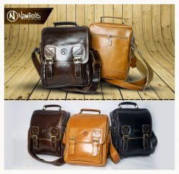 Tas Selempang Kulit Pria TT05 logo
