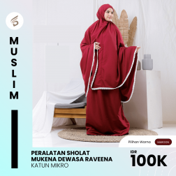 Mukena Dewasa REVEENA Katun Mikro