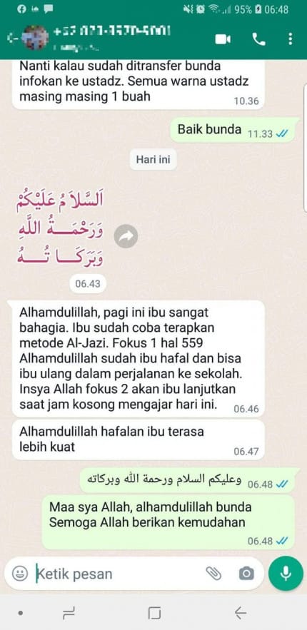 AL-QUR'AN HAFALAN CEPAT AL-JAZI