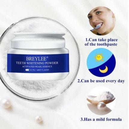 BREYLEE TEETH WHITENING POWDER logo