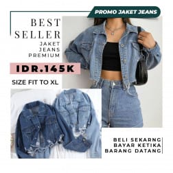 JAKET JEANS WANITA TERBARU logo