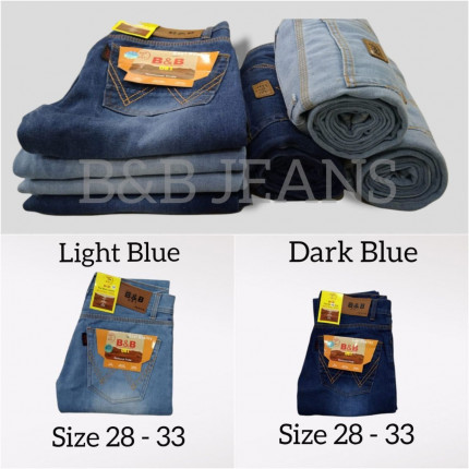 Celana jeans B&B logo