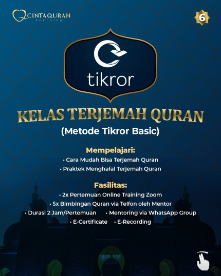 RQC 1444 H Kelas Hafal Terjemah Quran (Tikror Basic) logo