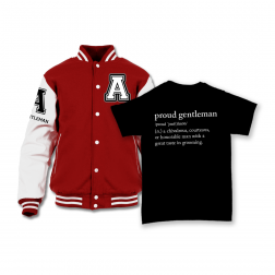 AlphaNation Varsity +T-Shirt Tezzen Black logo