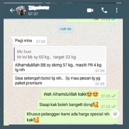 Kak Bulan ( Turun dari 60kg << 57kg)