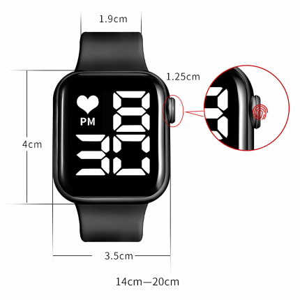 PROMO Beli 1 Dapat 2 ( Jam tangan LED Smartwatch )