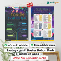 Poster Profesi 5.0 dan Mapel Penunjangnya (2 poster) logo