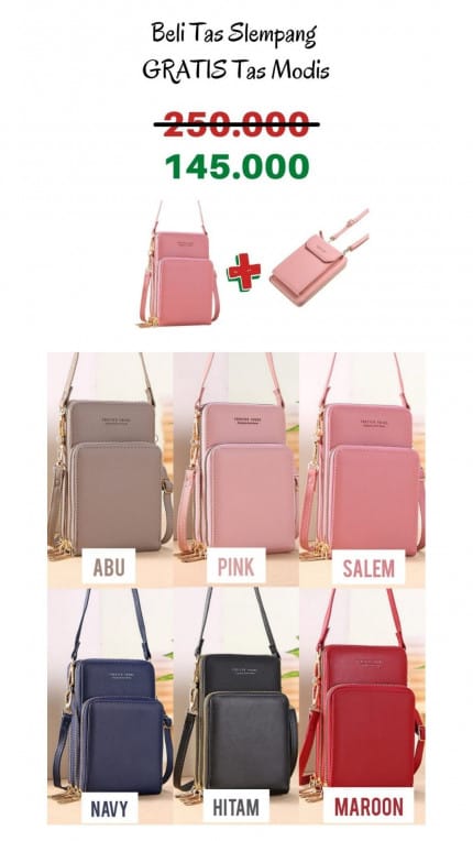 Beli 1 Tas Slempang Gratis 1 Tas Modis (TT) SL logo