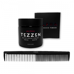 Tezzen Alpha + Styling Comb logo