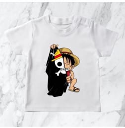 Kaos anak Onepiece logo