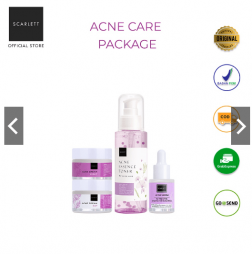 Scarlett Whitening Acne Care Package logo