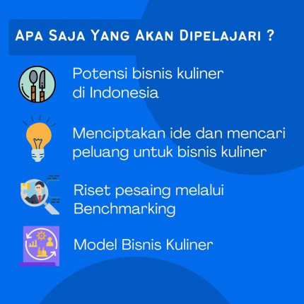 Free Webinar - Membangun Bisnis Kuliner dari Nol ke-4