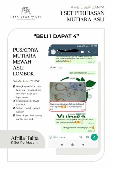 Afrilia Set Mewah Best Seller