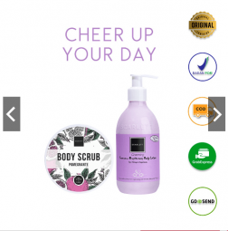 Scarlett Whitening Cheer Up Your Day logo