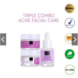 Scarlett Whitening Triple Combo Acne Facial Care logo