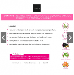 Scarlett Whitening Acne Serum