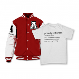 AlphaNation Varsity +T-Shirt Tezzen White logo