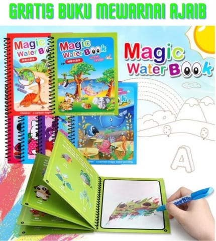 (I) Senter Anak Bergambar - Gratis Buku Mewarnai Ajaib