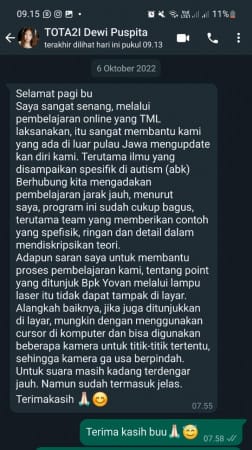 Ibu Dewi (Praktisi Terapi ABK) - Asahan