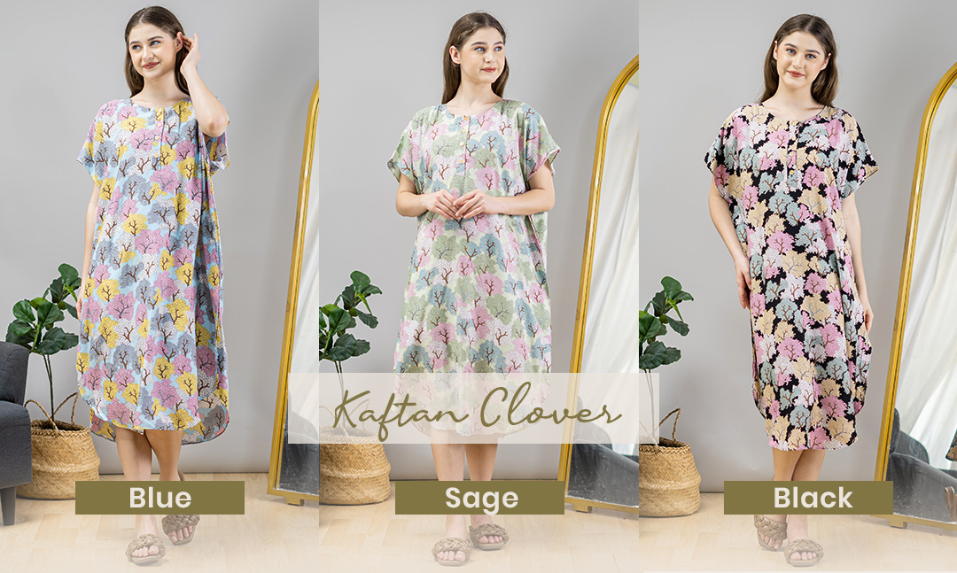 # FADS - Homewear Kaftan Mix Clover, Aruna, Calista (149-2 Piece)