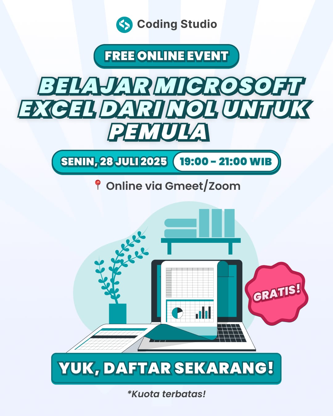 Free Trial Class - Belajar Excel Dari Nol Untuk Pemula logo