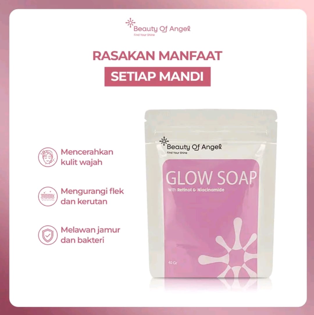 [3 Pcs] BOA Glow Soap Sabun transparan pencerah kulit a2