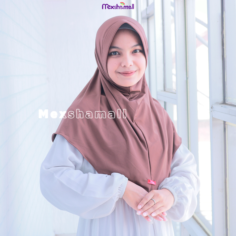 Mexshamall-jilbab Bergo Hamidah Jersey Premium