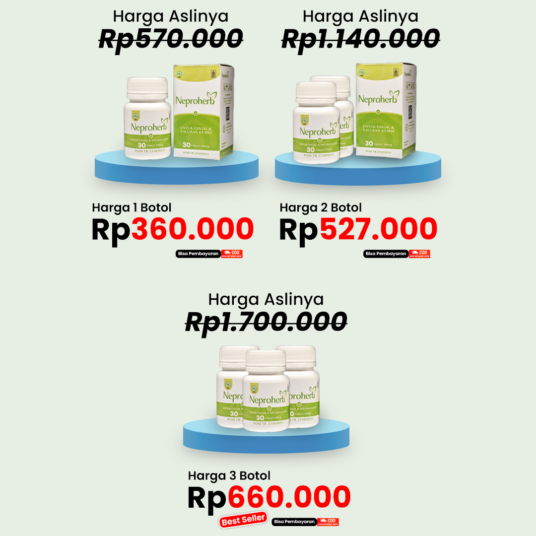 NEPROHERB : UNTUK BATU GINJAL DAN SALURAN KENCING (A)