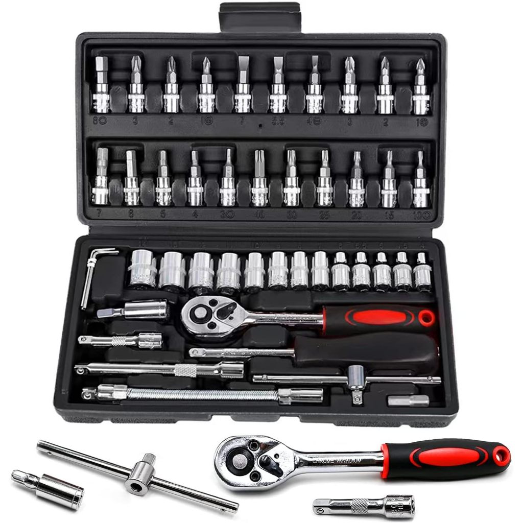 Kunci Socket 46pcs Alat Pertukangan Autocare Wrench Set