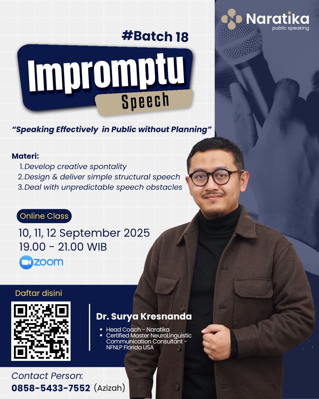 Impromptu Speech #18 logo