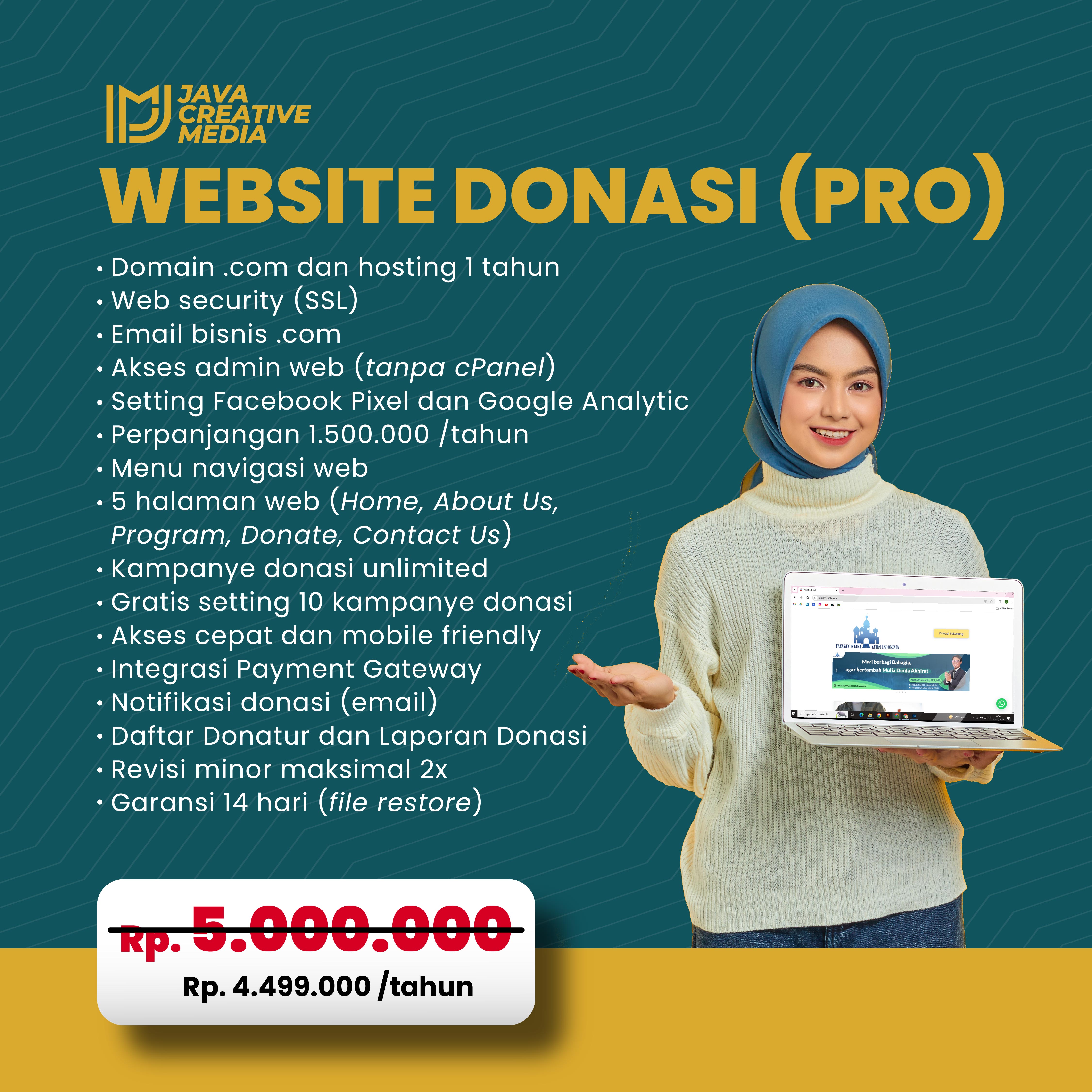 #JCM - Website Donasi (PRO) logo
