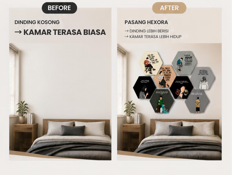 HEXORA (Hiasan Dinding Kamar Quotes) logo