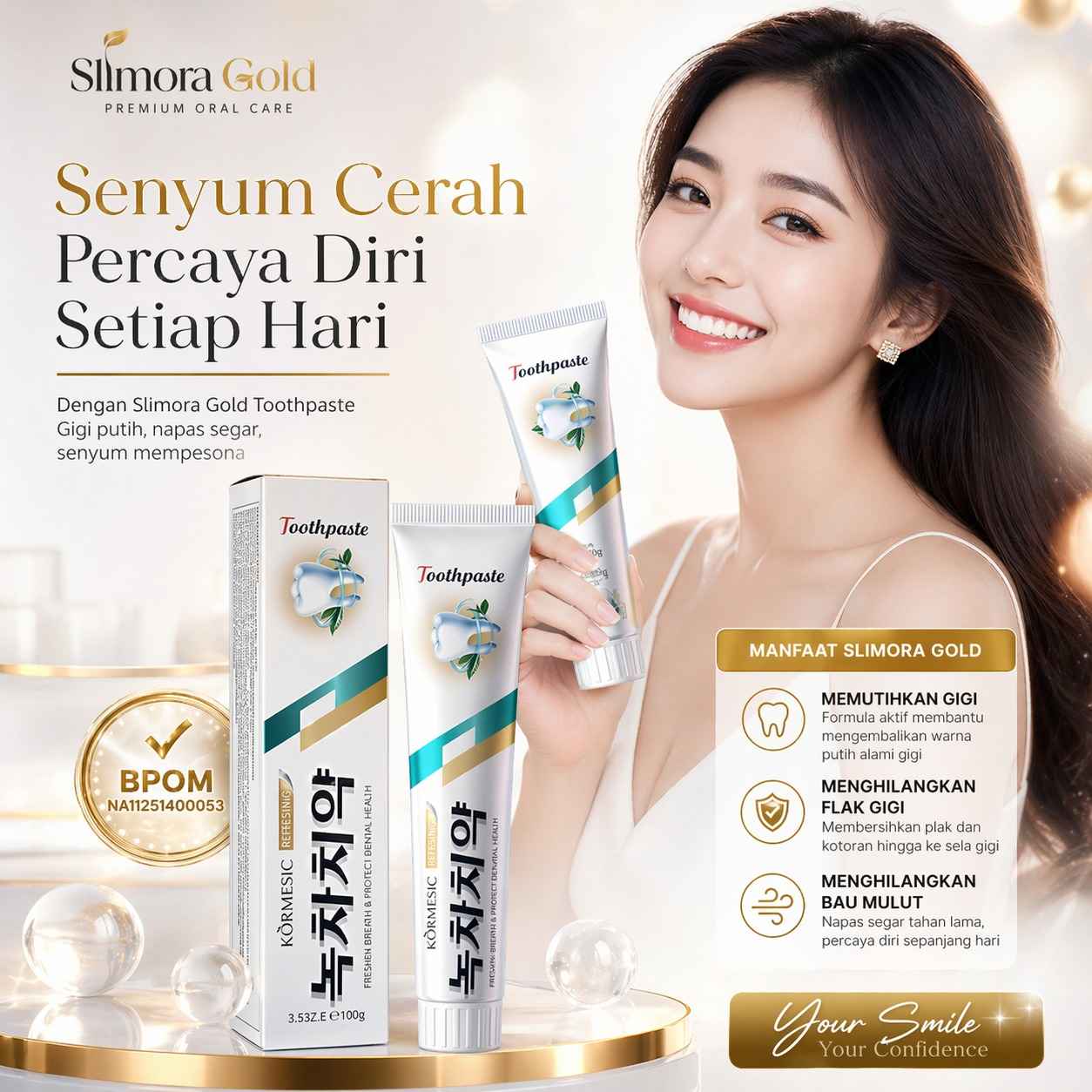 Slimora Gold BPOM TY77-996 logo