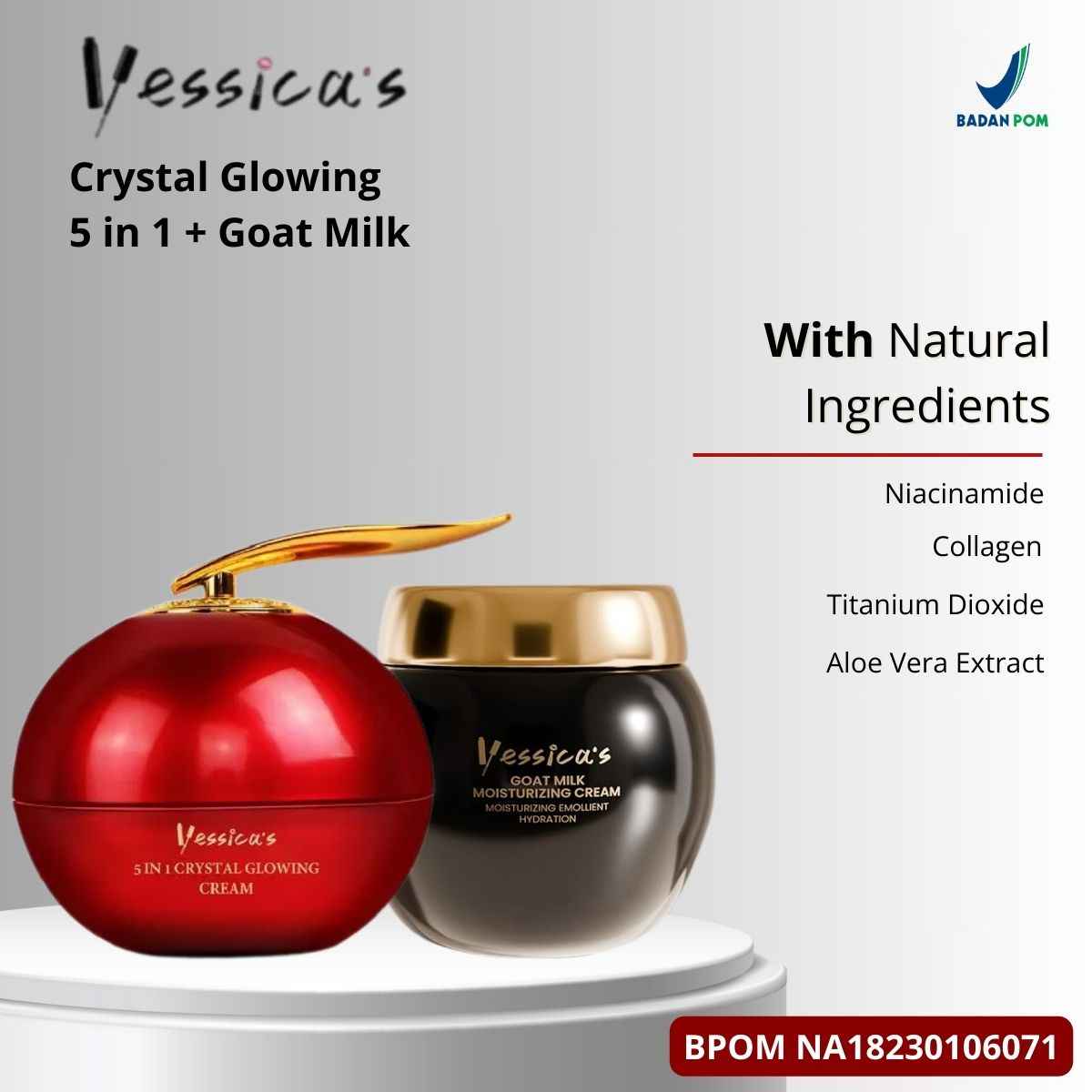 Yessica 's Crystal Glowing Cream TY77-FpAp logo