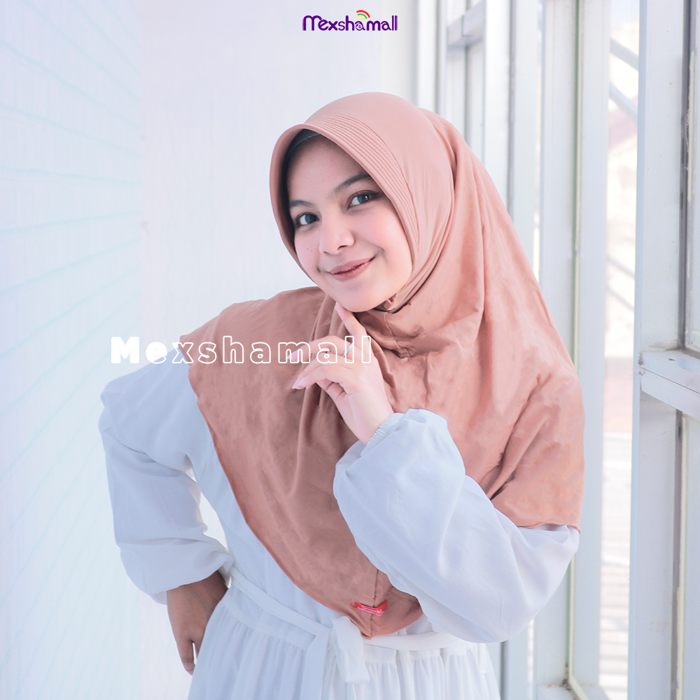Mexshamall-jilbab Bergo Hamidah Jersey Premium