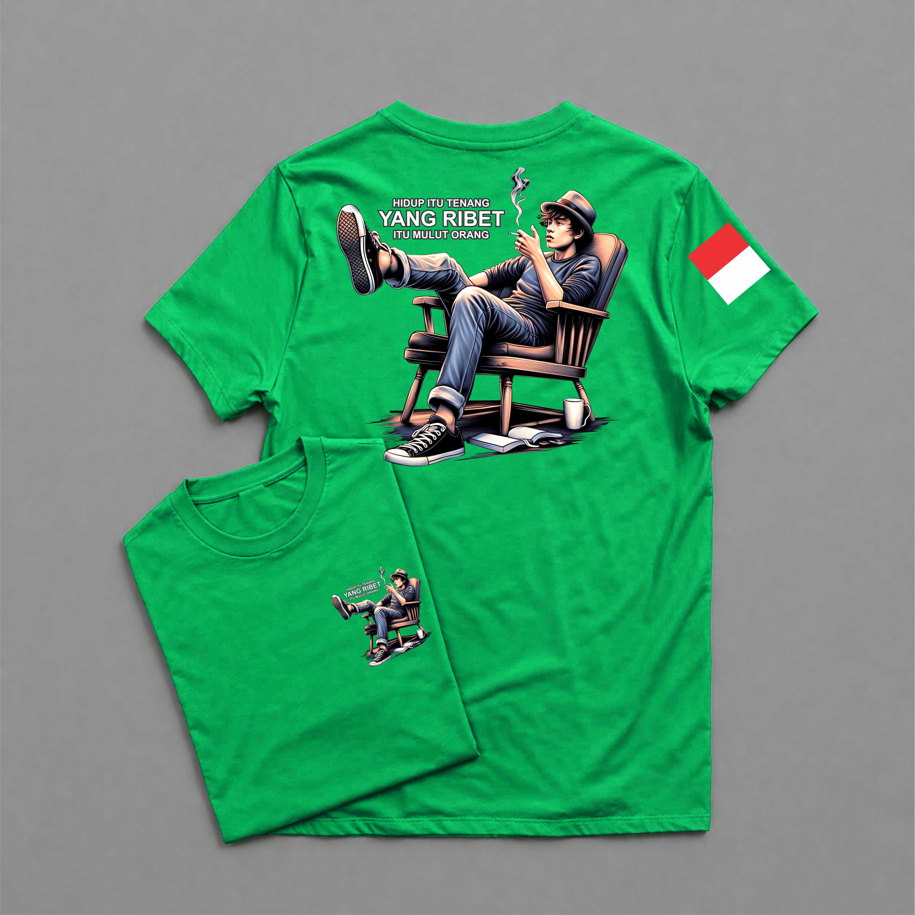 KAOS DEWASA HIDUP ITU TENANG, YG RIBET ITU MULUT ORANG
