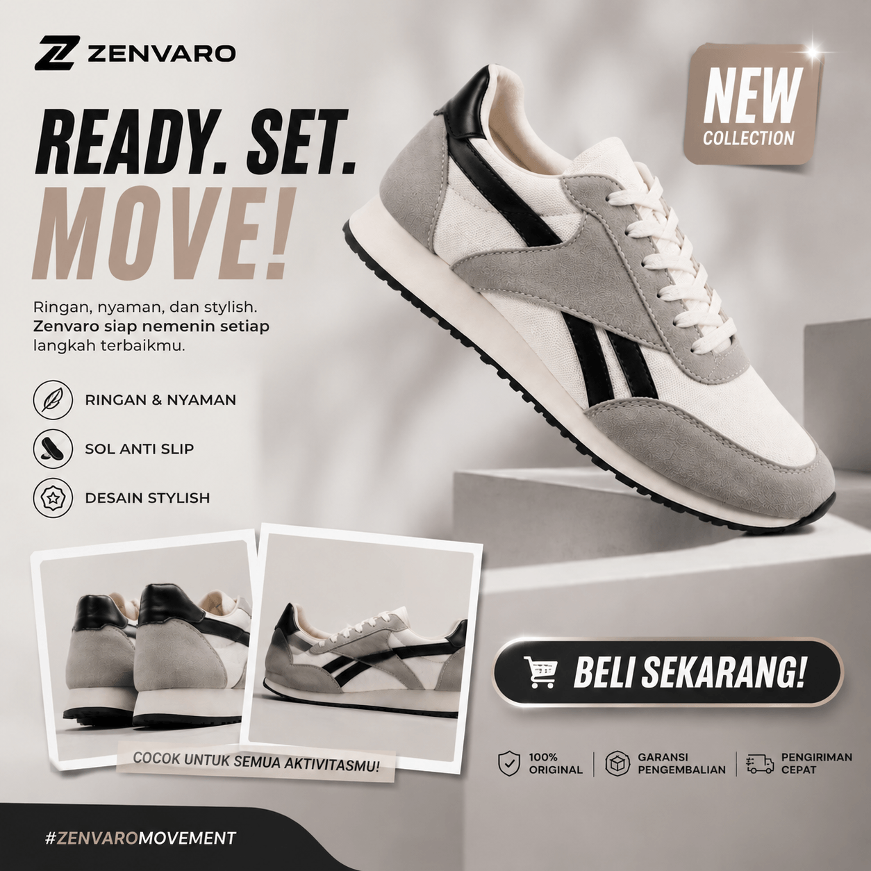 Sepatu Pria Zenvaro