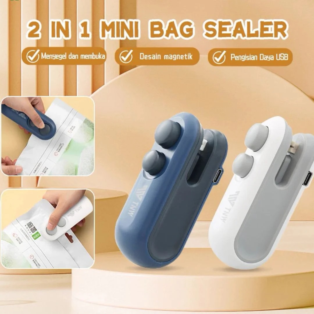 Mesin Penyegel Kantong Makanan/Sealer Mini portable TK DYT