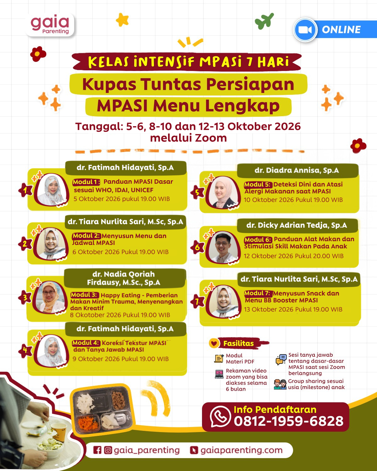 Kelas Intensif MPASI 7 Hari: Kupas Tuntas Persiapan & Fundamental MPASI Menu Lengkap logo